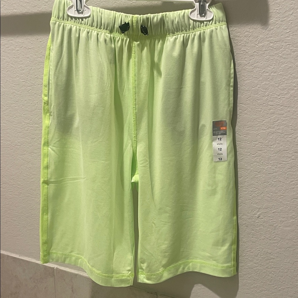 FREE with any purchase Jumping Beans yellowGreen Boys' Shorts NWT highlighter 12